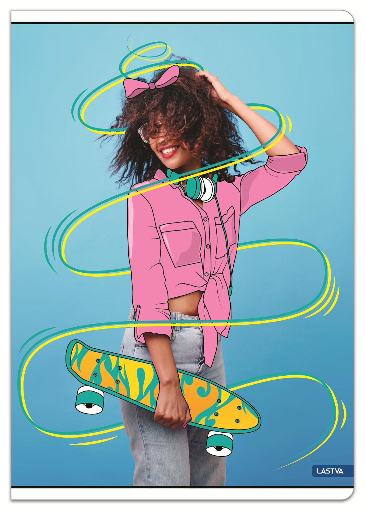 SVESKA A5 KARO TEEN (više dezena) - Knjižara Riznica Beograd